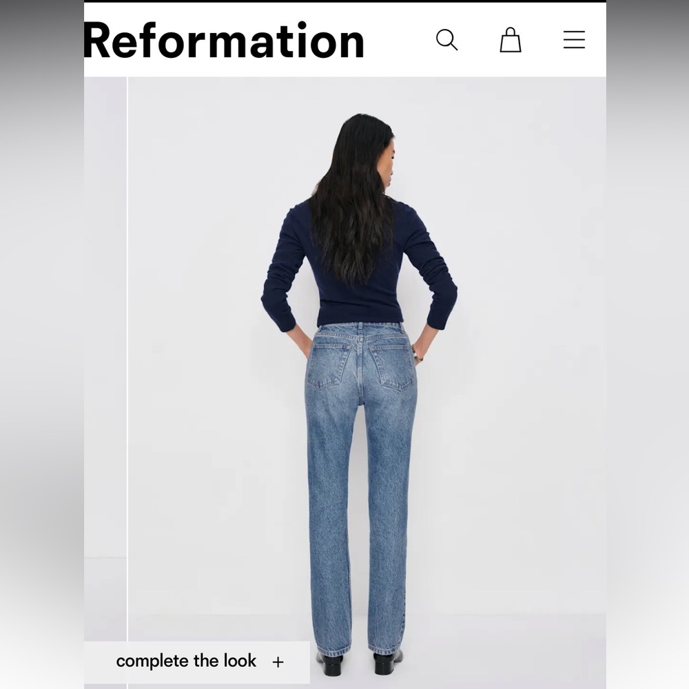 Reformation Cynthia High Rise Jeans - Picture 2 of 6
